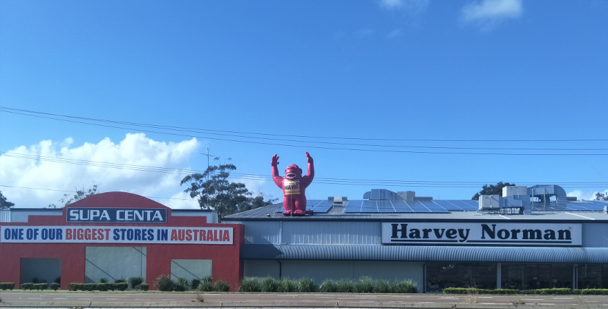 Windale near Bennetts Green one of largest Harvey Norman stores - good property investment