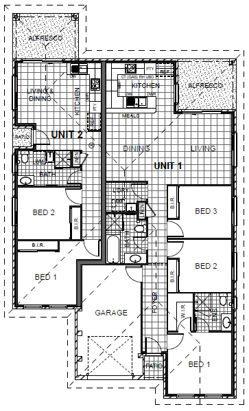 Brand-New-house-and-land-package-dual-key-investment-property-at-cliftleigh-meadows-kurri-kurri-hunter-region-floor-plan