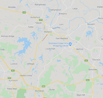 Beresfield, Kurri Kurri, Maitland, Rutherford, Aberglasslyn investment properties map